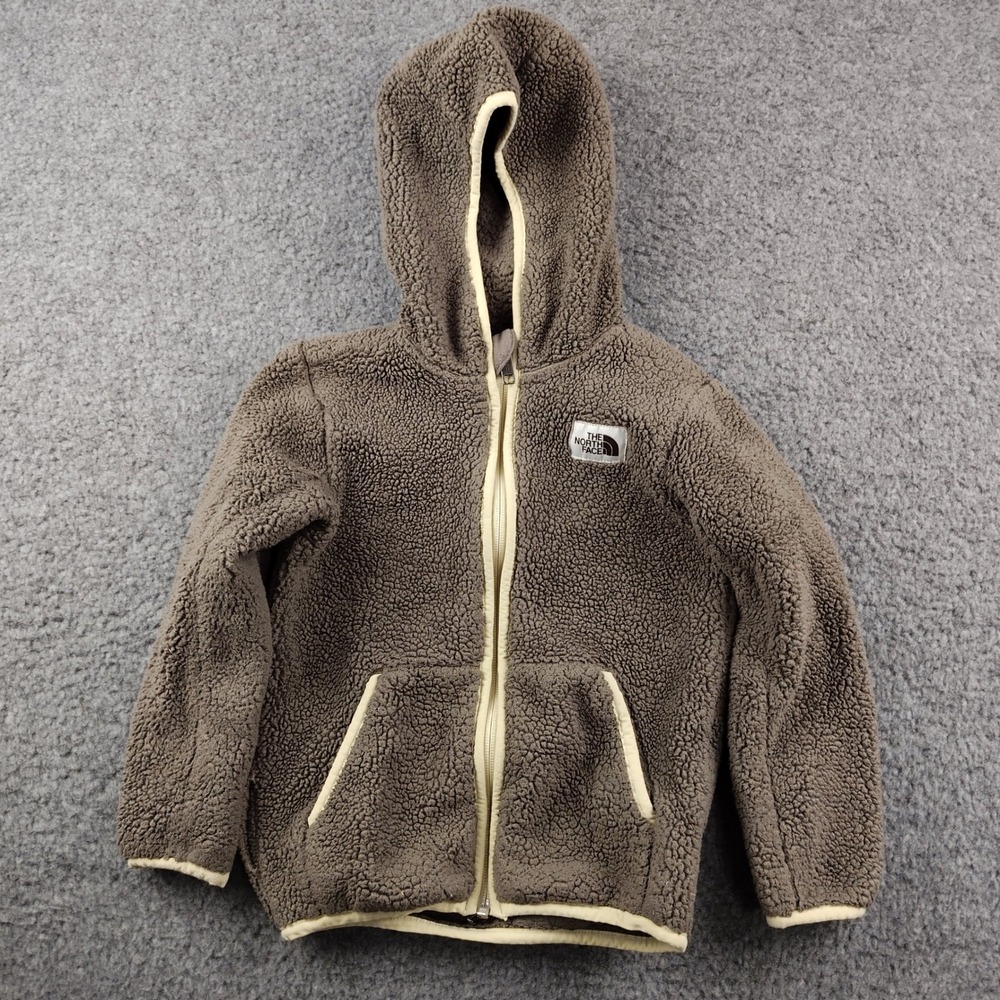 The North Face Kids Cabin Fleece Hoodie Brown Size 4 Boys